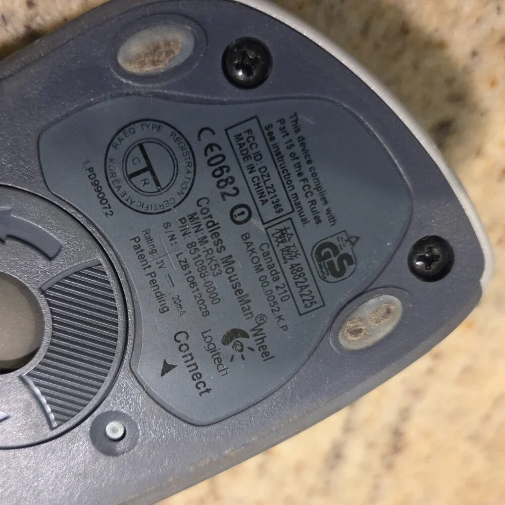 Logitech cordless mouseman
